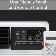 LG 18,000 BTU 230V Dual Inverter Window Air Conditioner w/ Wi-Fi Control, 18000, White - $413