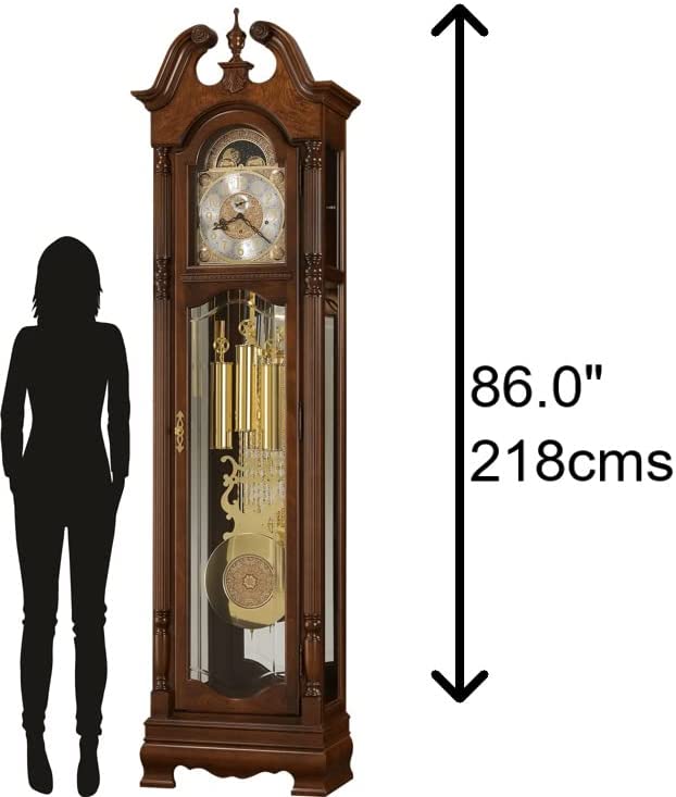 Howard Miller Csuri Floor Clock 547-059 – Cherry Bordeaux Grandfather Clock - $1000