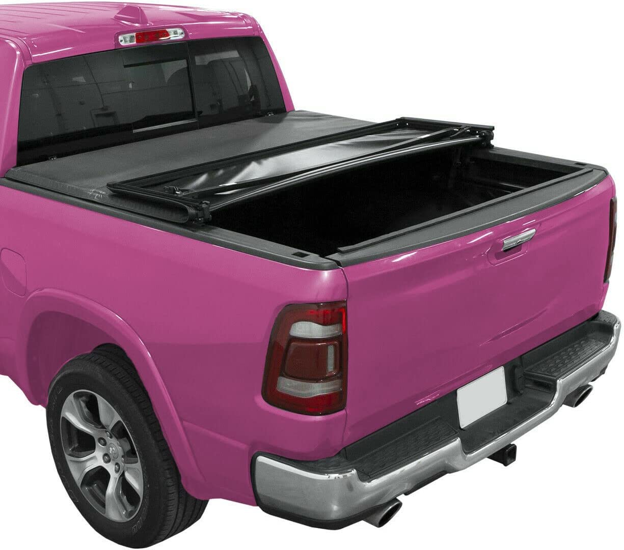 YEQSHNG T3 Soft Tri-Fold Truck Bed Tonneau Cover (2015-2021 Ford F-150 F150), 5.5' - $110