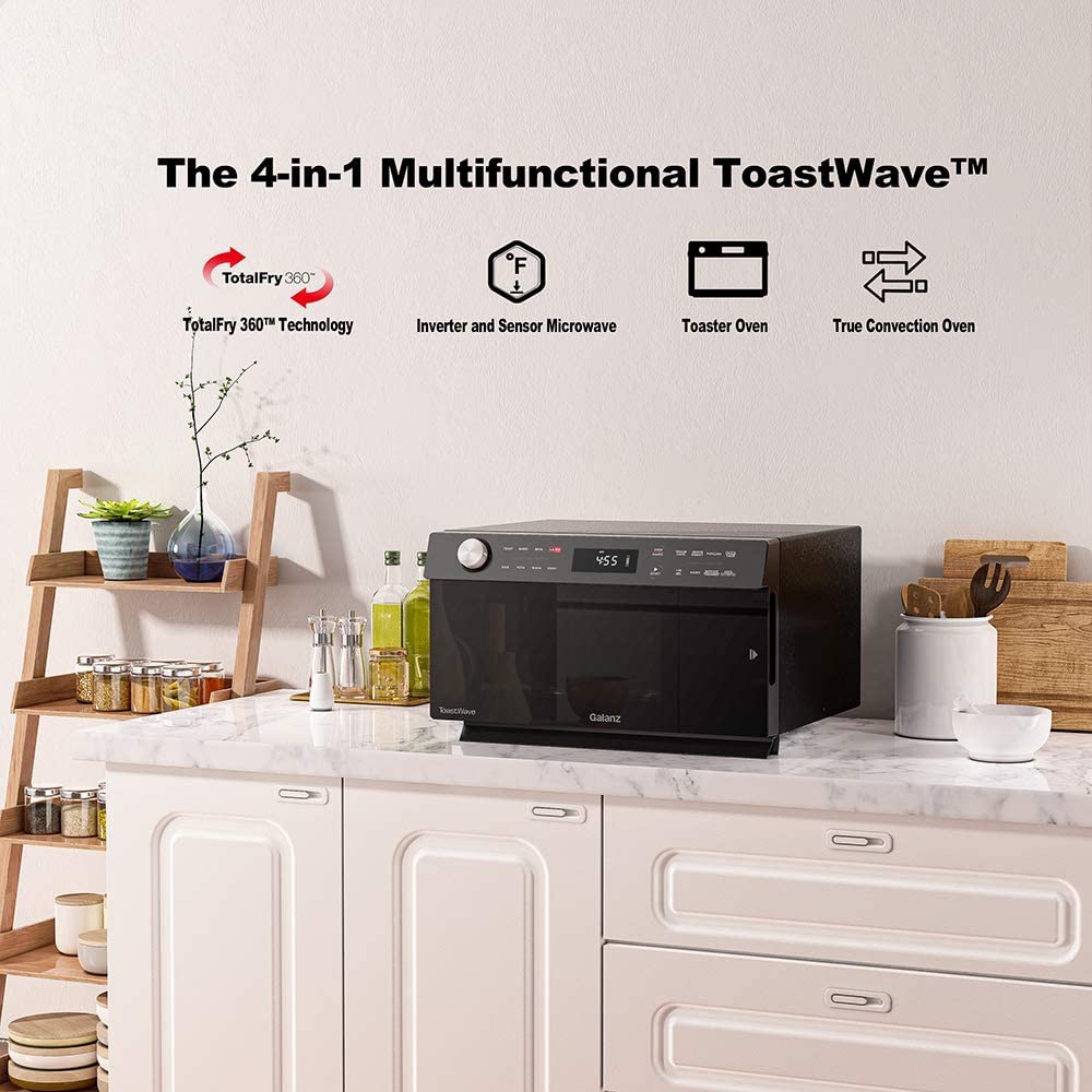 Galanz 4-in-1 ToastWave with TotalFry 360 Convection, Microwave, Toaster & Air Fryer-$220