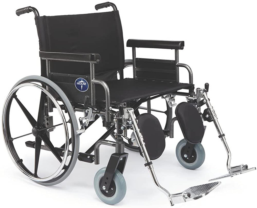 Medline Excel Shuttle Wheelchair, 28" Wide Seat - $225