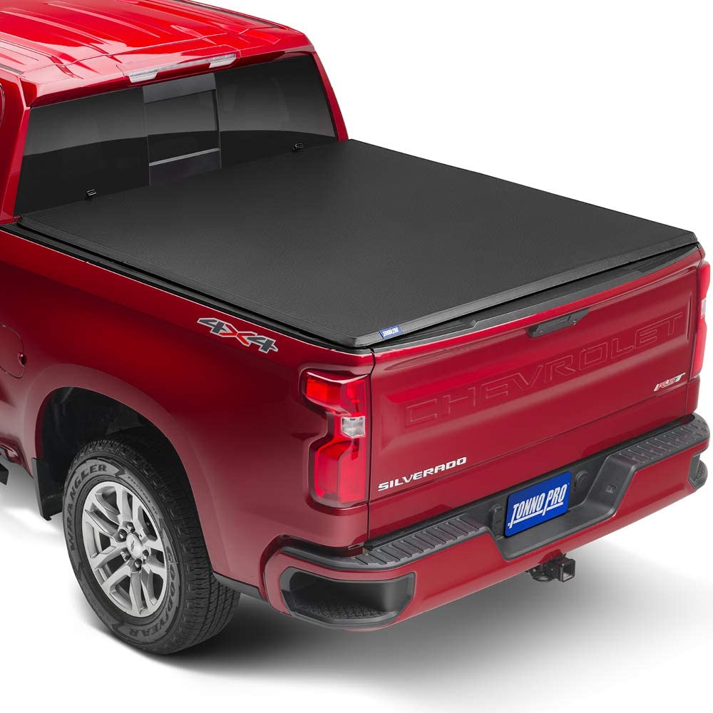 Tonno Pro Tonno Fold, Soft Folding Truck Bed Tonneau Cover | 42-100 | Fits 1988 - 2006 Chevy/GMC Silverado/Sierra 1500 C/K 6' 6" Bed (78") - $150