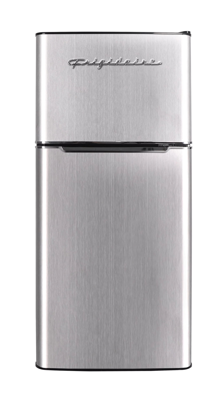Frigidaire 4.5 cu. ft. 2 Door Mini Fridge in Chrome Trim-$205