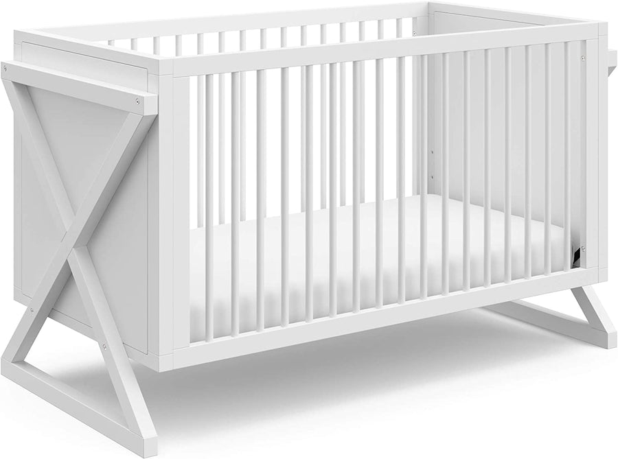 Storkcraft Equinox Convertible Crib (White)-$180