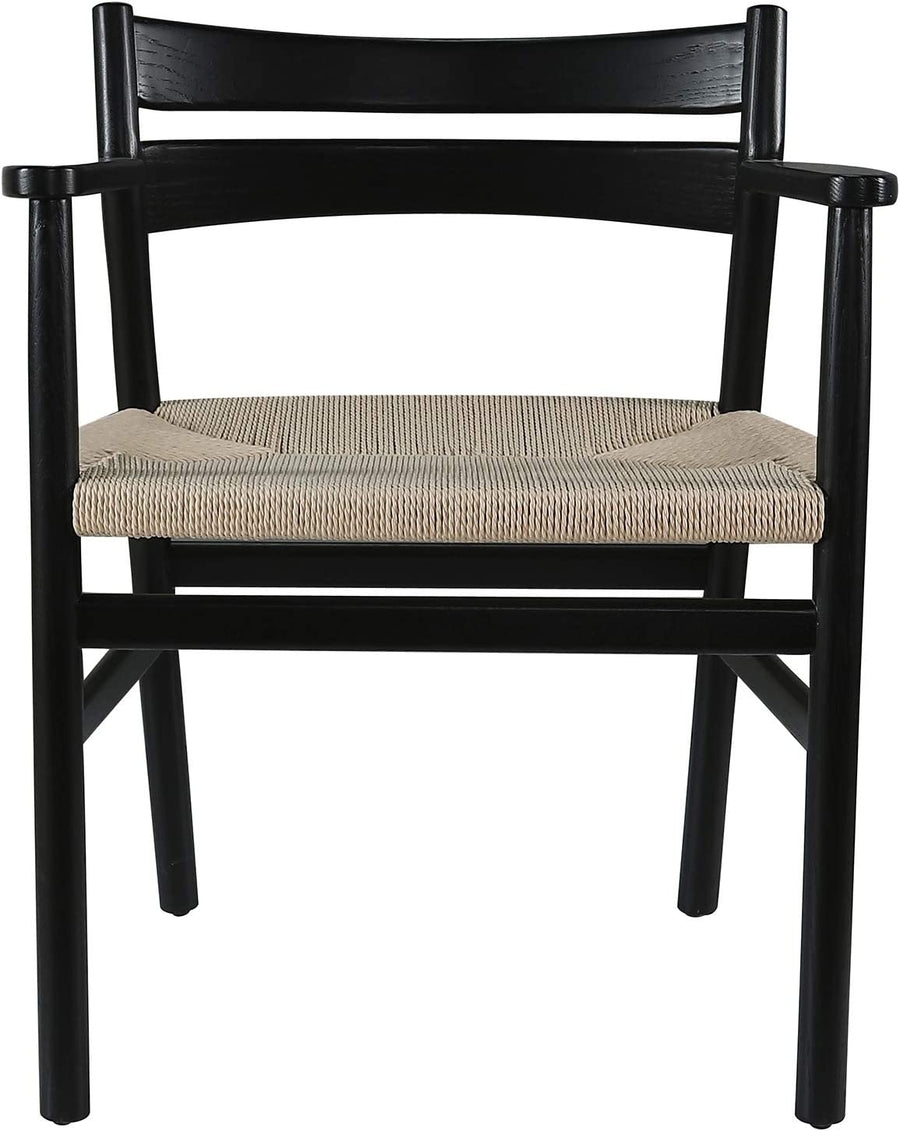 Stone & Beam Dining Chair with Arms,Red Oak, Black Finish *3- chairs total* - $300