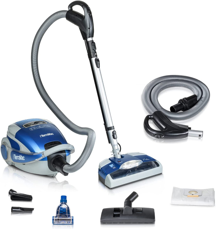 Prolux TerraVac Deluxe Series 5 Speed Canister Vacuum Cleaner, HEPA Filtration - $150