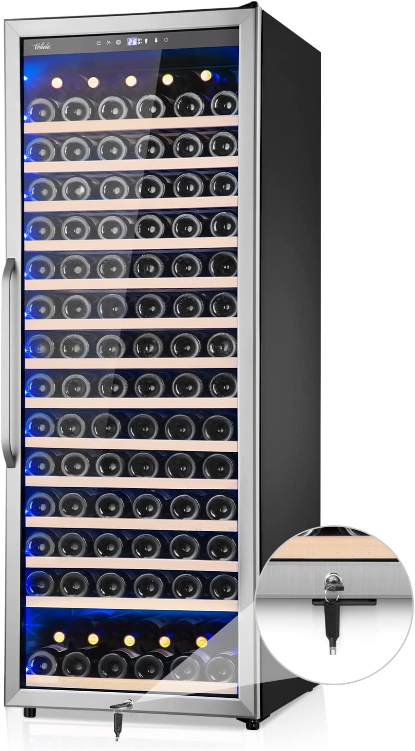 Wine Cooler Refrigerator, Velieta 179 Bottles Professional Wine Cellars - $800