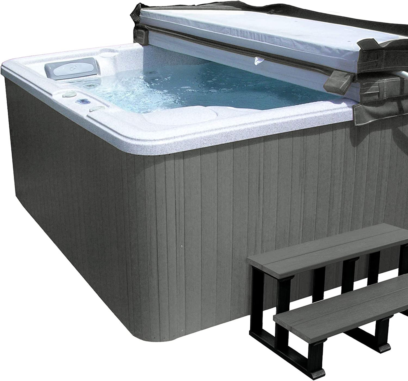 Highwood SPAKIT-FL-CGE Hot Tub Cabinet Spa Replacement Kit, Coastal Gray-$490