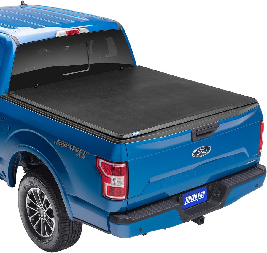 Tonno Pro Tonno Fold, Soft Folding Truck Bed Tonneau Cover | 42-501 | Fits 2005-2015 Toyota Tacoma 5' Bed (60.3") - $139