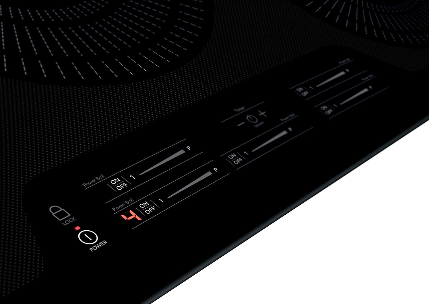 FRIGIDAIRE FGIC3666TB Gallery 36" Electric Induction Cooktop, Built-in 5-Burner, Vitroceramic Glass, Black - $500