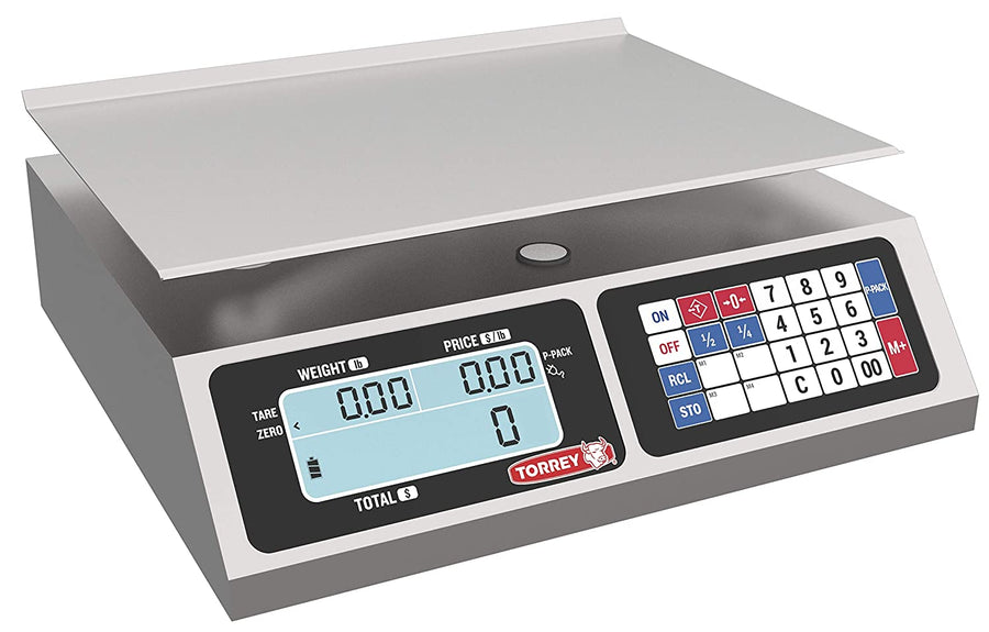 TORREY LPC40L Electronic Price Computing Scale, Rechargeable Battery, Stainless Steel - $90
