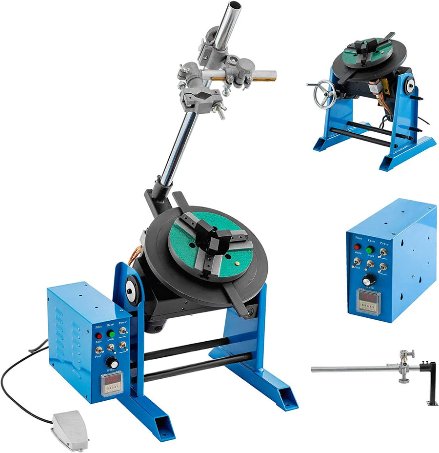 Mophorn 50KG Rotary Welding Positioner Turntable Table 110V 120W Angle - $425