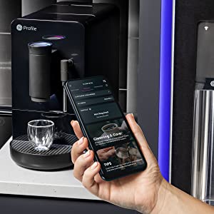 GE Profile Automatic Espresso Machine + Milk Frother | WiFi | 30-Day Warranty | Black - $200