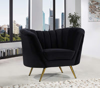 Margo Collection Modern | Contemporary Velvet Upholstered Chair - $250