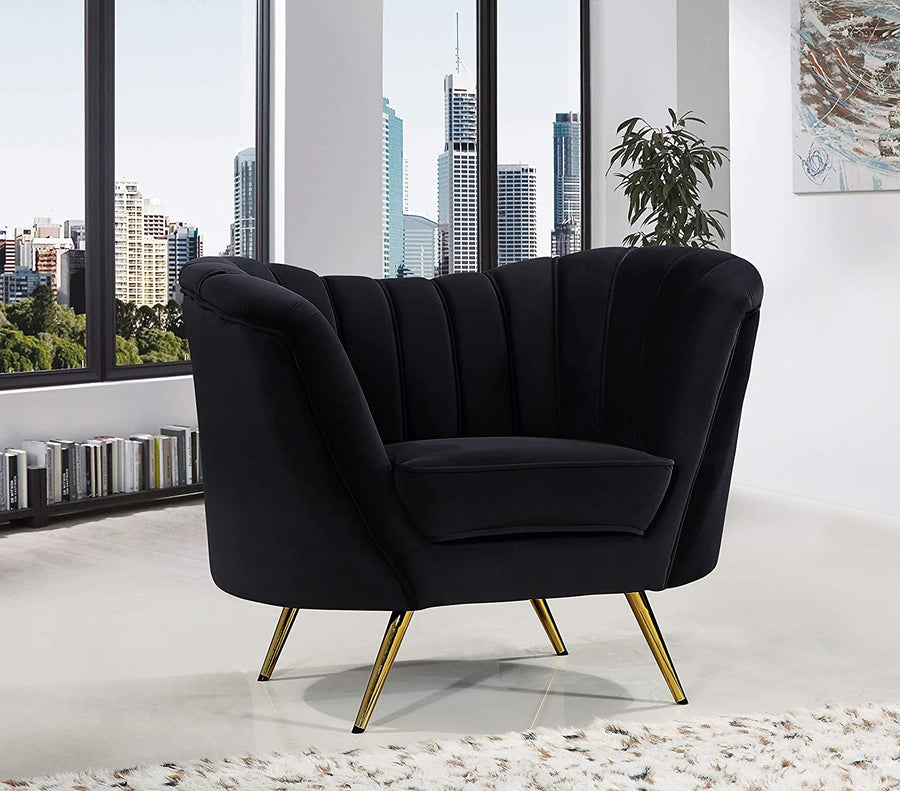Margo Collection Modern | Contemporary Velvet Upholstered Chair-$315