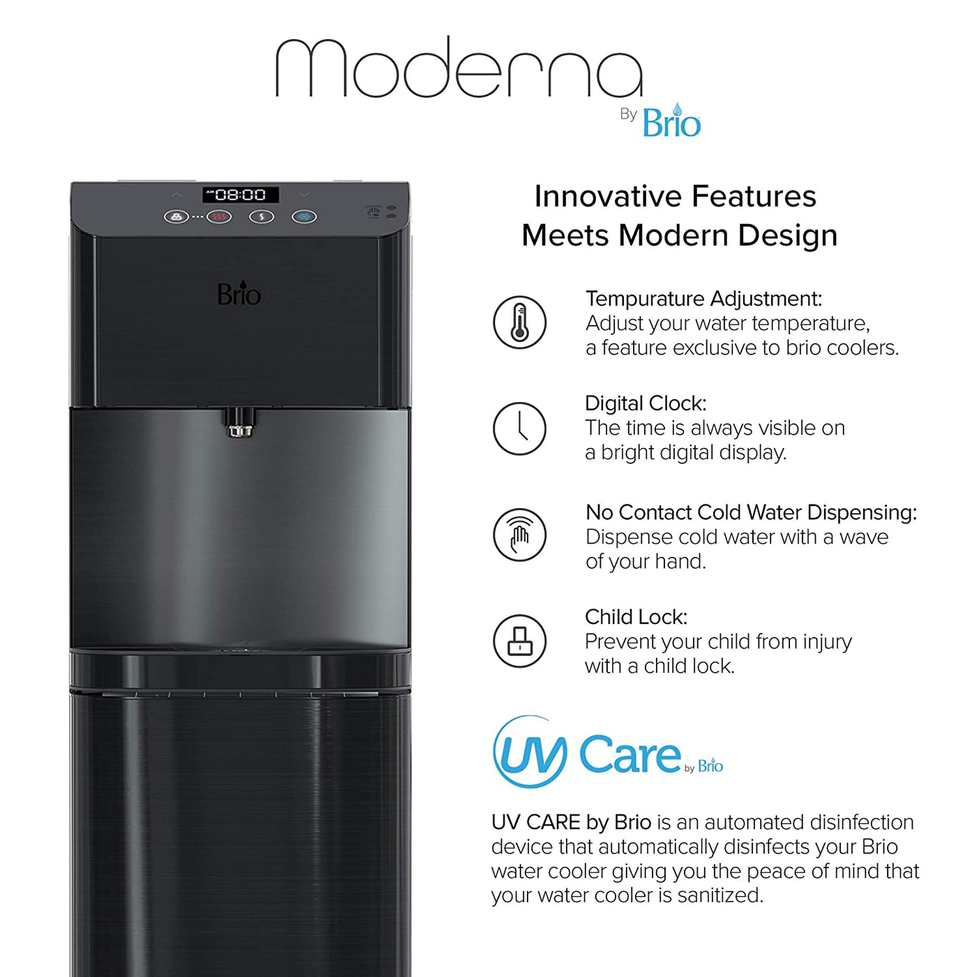 Moderna Coffee Maker & Bottleless Water Cooler