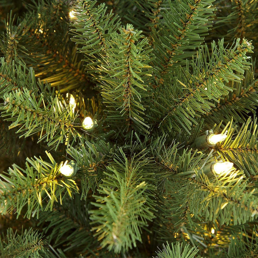 Puleo International 7.5 Foot Pre-Lit Elegant Series Fraser Fir Artificial Christmas Tree - $148