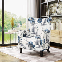 Christopher Knight Home Oliver Fabric Club Chair, Print, Dark Brown - $120