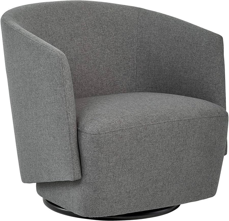 Rivet Coen Modern Upholstered Accent Swivel Chair, 30"W -$290