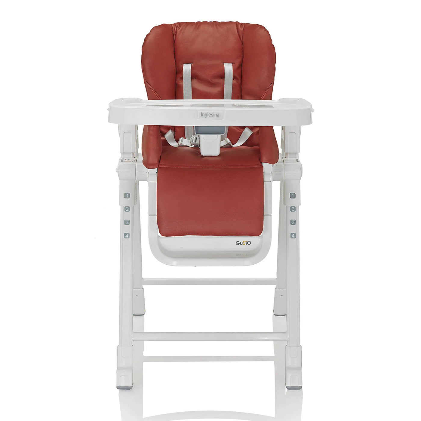 Inglesina Gusto Folding Convertible High Chair With Removable Tray, Red - $100