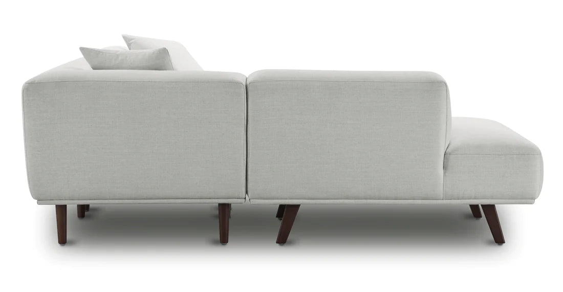 Mineta left-facing Corner Sectional, Soho Grey - $1399
