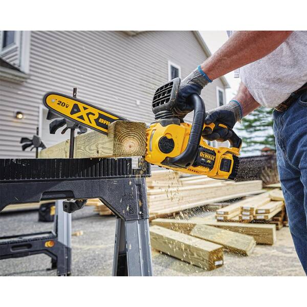 20V MAX 12in. Brushless Cordless Battery Powered Chainsaw Kit, 5Ah Battery & Charger - $210