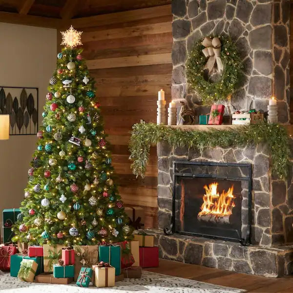 Home Accents Holiday 7.5 ft Barbour White Spruce Christmas Tree - $110