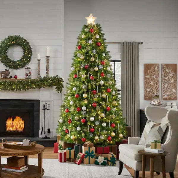 Home Decorators Collection 9 ft Scotch Pine LED Christmas Tree - $320