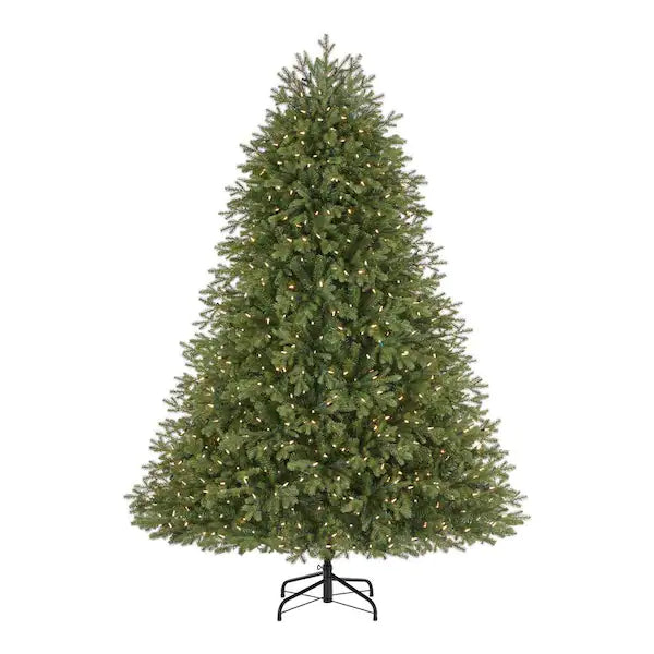 Home Decorators Collection 7.5 ft. Brookside Fraser Fir LED Pre-Lit Artificial Christmas Tree - $218