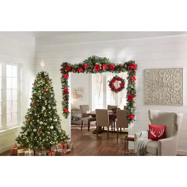 Home Decorators Collection 7.5 ft Elegant Grand Fir LED Pre-Lit Artificial Christmas Tree - $240