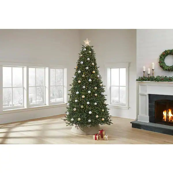 Home Decorators Collection 9 ft Elegant Grand Fir LED Pre-Lit Artificial Christmas Tree - $300