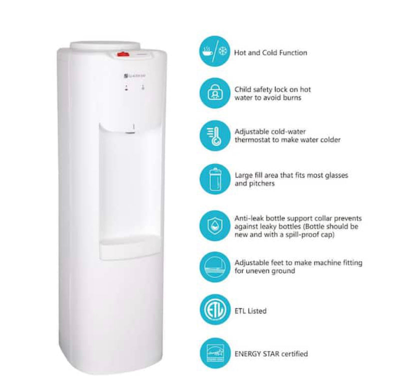 Glacier Bay White Top Load Water Dispenser