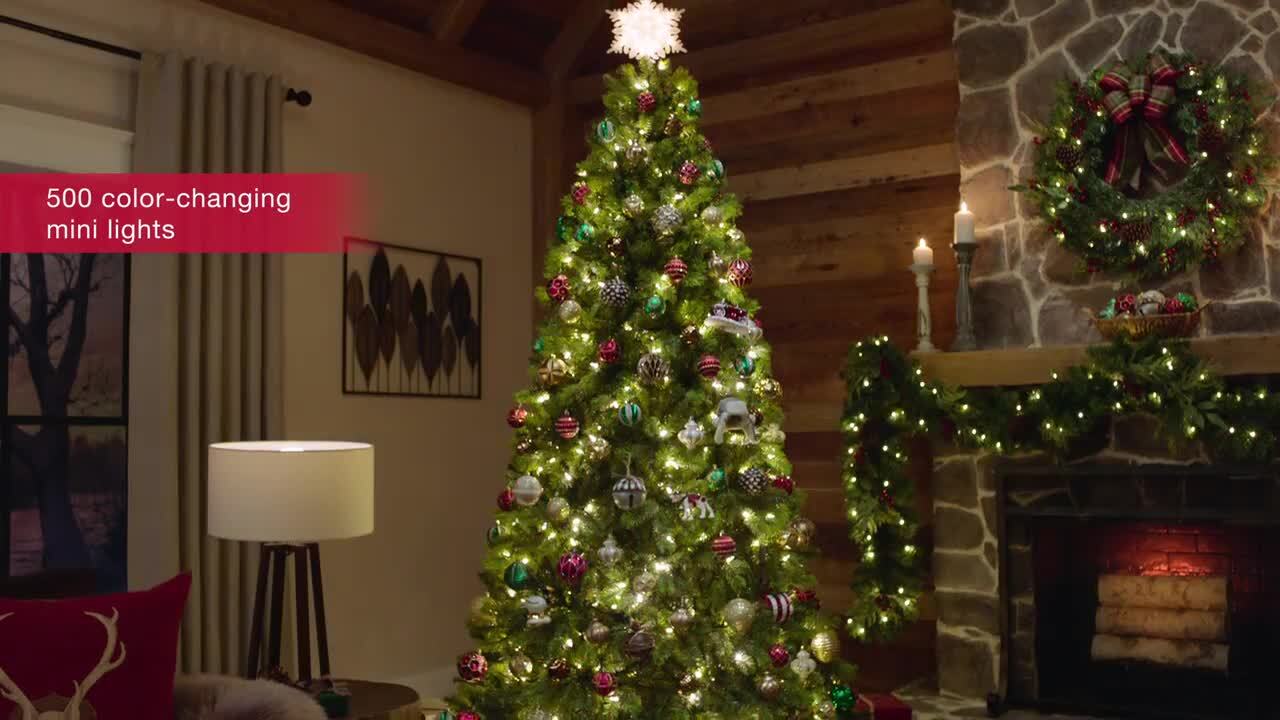 Home Accents Holiday 7.5 ft Barbour White Spruce Christmas Tree - $110