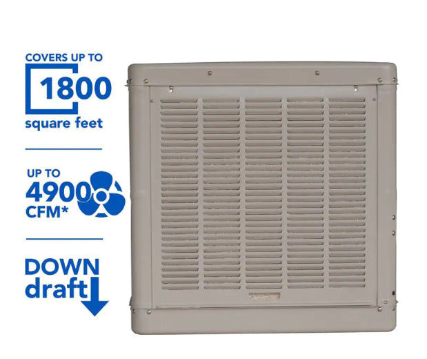 Champion Cooler 4900 CFM Down-Draft Roof Evaporative Cooler for 1800 sq. ft. (Motor Not Included) Discount Bros, LLC.
