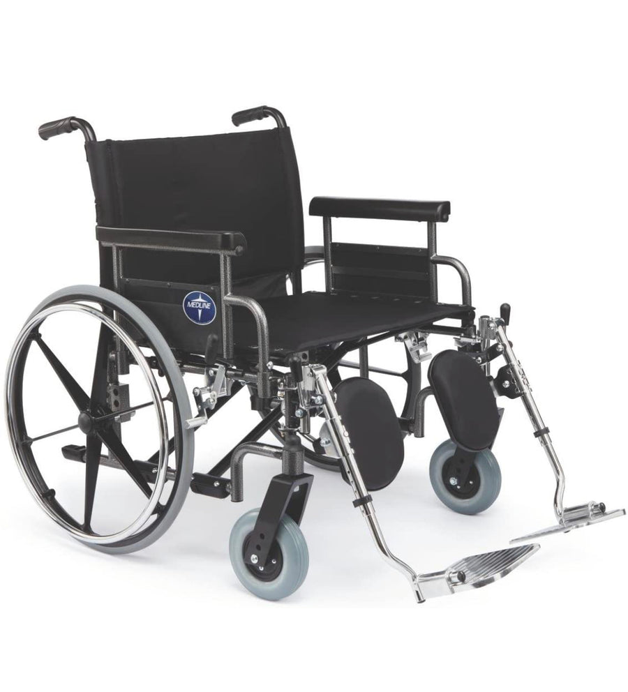 Medline Excel Shuttle Wheelchair, 28" Wide Seat, Discount Bros, LLC.
