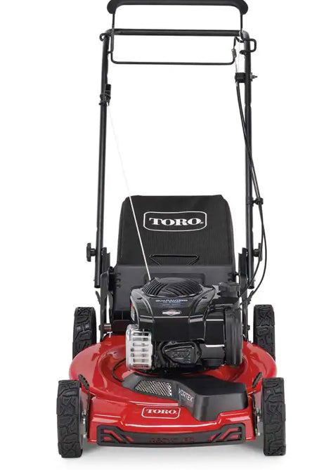 22 in. Recycler Briggs & Stratton High Wheel FWD Gas Walk Behind Self Propelled Lawn Mower with Super Bagger - Discount Bros
