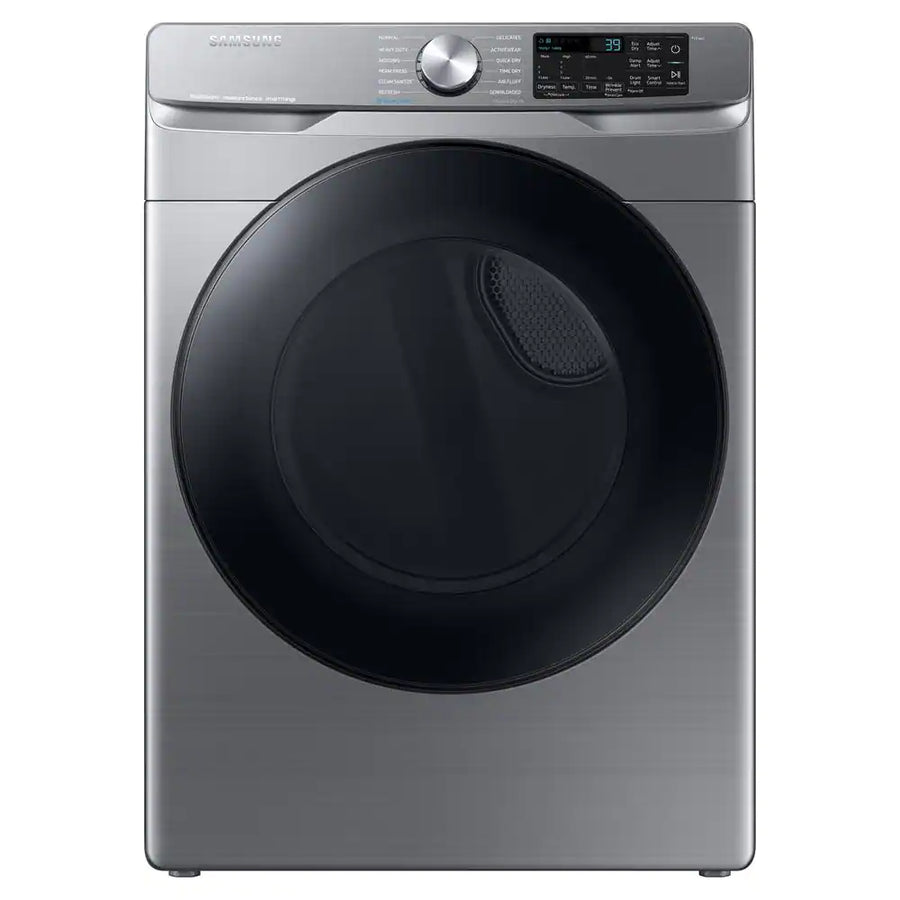 Samsung 7.5 cu. ft. Smart Stackable Vented Electric Dryer with Steam Sanitize - $475